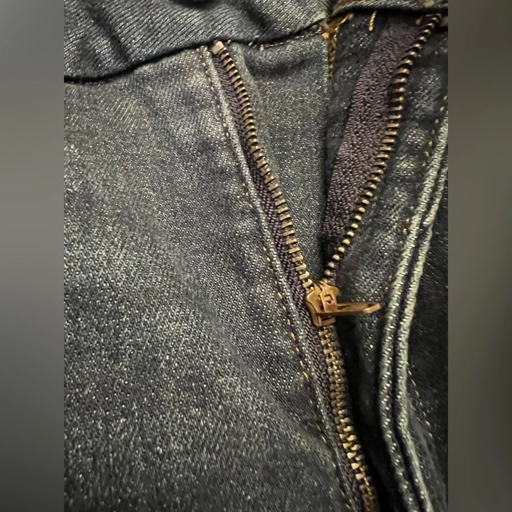 Good American Dark Blue Straight Leg Jeans